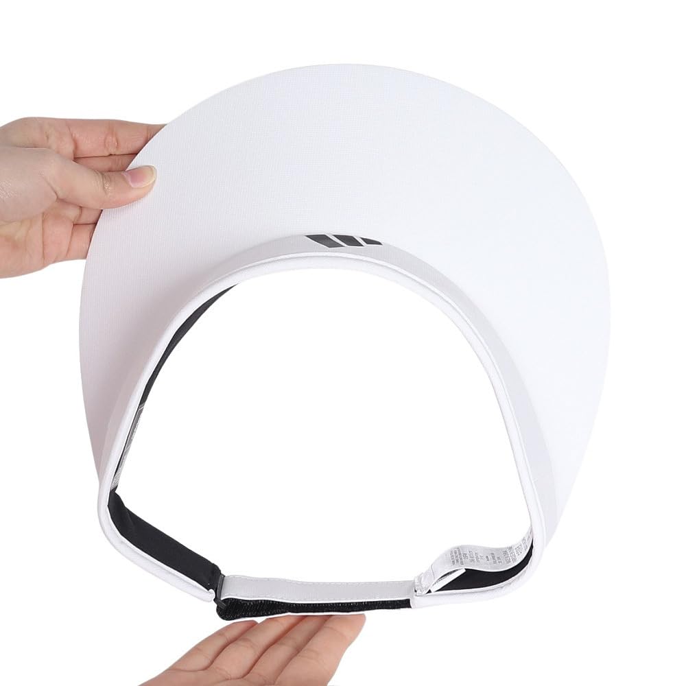 Adidas Golf Wide Brim Visor Golf White Cap, Women's,