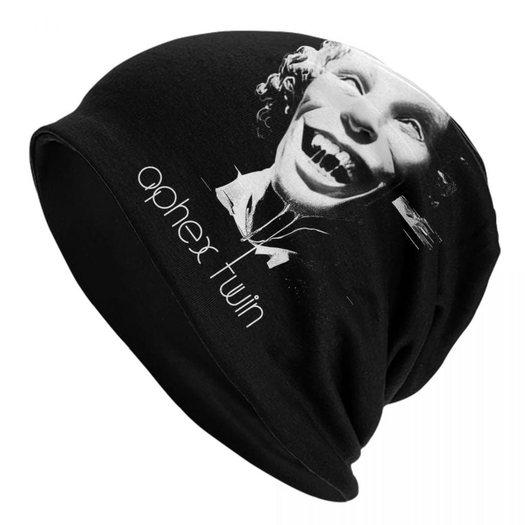 Electronic Music Aphex Twin Beanies Caps For Unisex Women Unisex Winter Warm Knitting Hat Adult British Composer Bonnet Hats