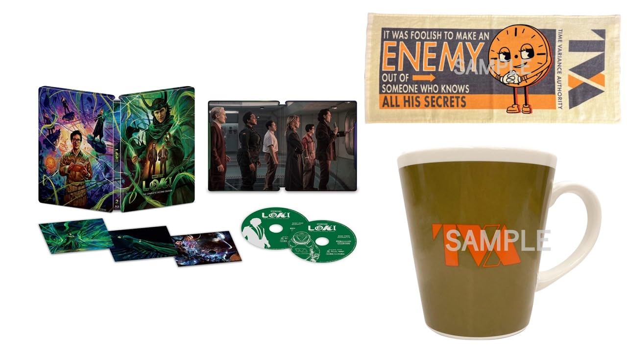

Loki Season 2 4K UHD Edition Steelbook Includes a Mug and Face Towel Collector s (Limited Edition) [Blu-ray]