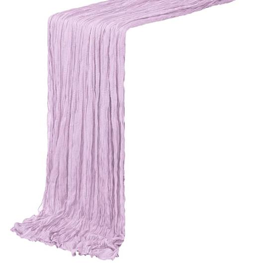 Nordic Pleated Table Runner Textured Gauze Fabric Decorative Tablecloth for Wedding Party Decor Wrinkle Napkins Placemats Elegant Photography Backdrop