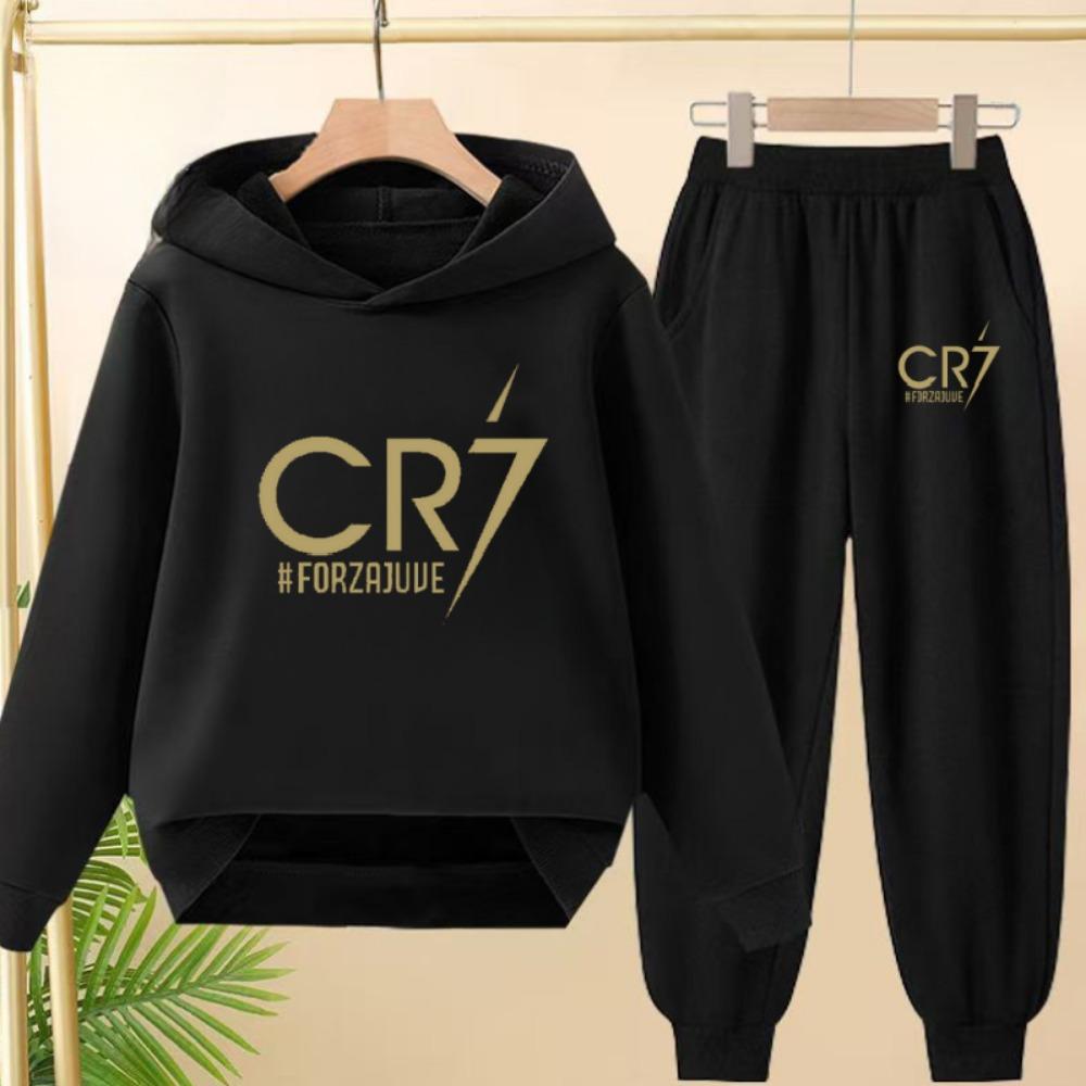 Kid's Leisure Clothes Hoodie +Pants 2pcs Sets Boys Tracksuit Autumn Winter Sweatshirt Set Children Football Sportsuit