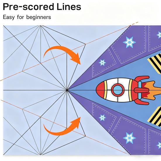 16/48Pcs/Set Paper Airplane Kits with 16 Classic Design DIY Paper Planes Origami