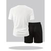 European Size Men'S 100% Cartoon Graphic Print T-Shirt, Short Sleeve Crew Neck Tee, Summer Outdoor Menswear