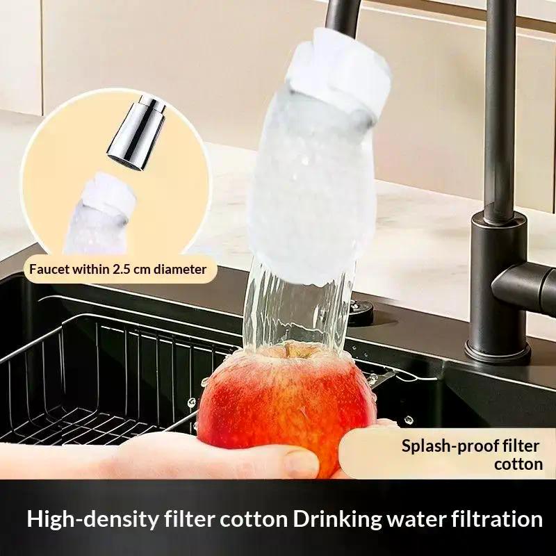 Faucet Filter Cotton Tap Water Mountain Spring Water Rust Impurities Faucet Filter Universal Water Purification Accessories