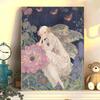Diy Digital Oil Painting Flower Fairy Series Hand-Filled Coloring Oil Painting Decompression Healing Series Decorative Hanging Painting