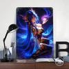 Anime Elf With Magic Printed Poster Customized Wall Art Retro Vintage Metal Tin Signs for Gaming Room Decoration Cozy Desk Decor