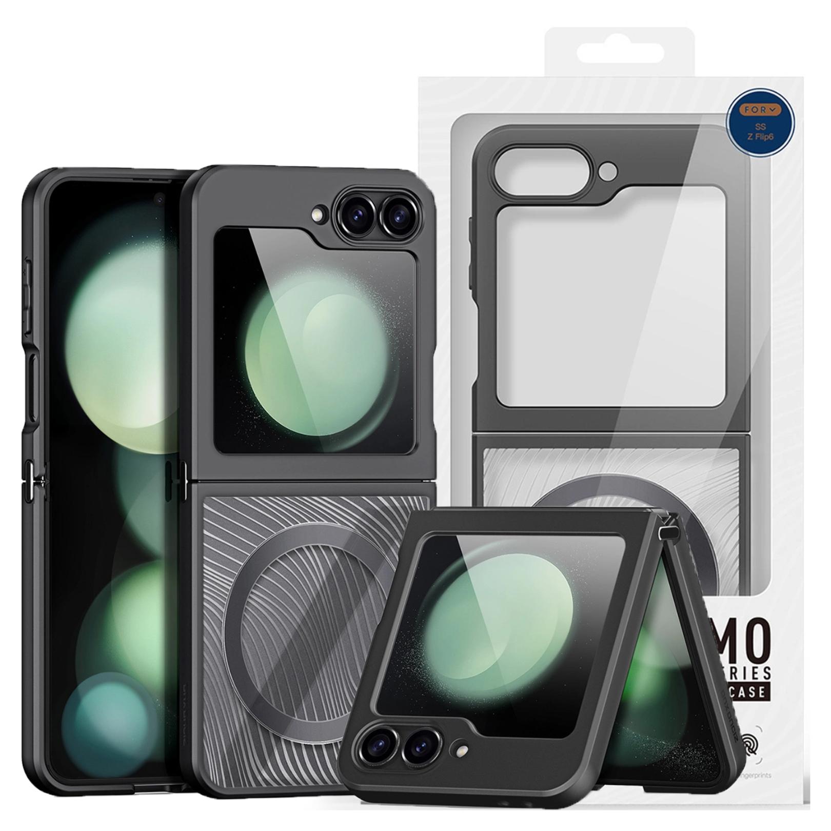 Etui Dux Ducis Aimo Na Samsung Galaxy Z Flip 6 - Czarne