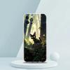 Artistic Black Cat Starry Night Luxury Phone Case For iPhone 16 15 14 13 12 11 Pro Max XS X XR SE 7 8 Plus Silicone Clear Cover