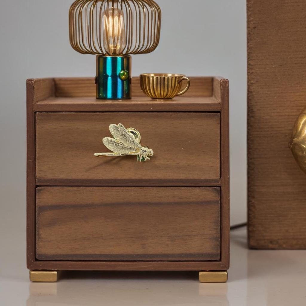 Elegant Cabinet Hardware Vintage Dragonfly Knob Bedroom Furniture Upgrade Easy Installation Knob Functional Furniture Upgrade