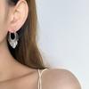 Chic Fan-Shaped Hollow Earrings: Unique Style Ear Clips for Women
