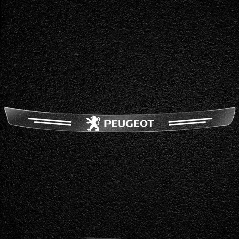 

2026 Hot Car Sticker Transparent Car Trunk Badge Protective Sticker Car Accessories For Peugeot 206 308 307 208 207 3008 2008 50 белый