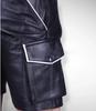 Stylish Shorts Pant Men's Black Leather Shorts Handmade Soft Sheepskin Cargo