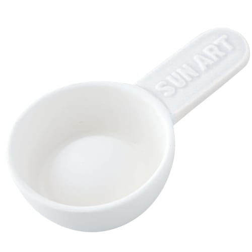 Sun Art Seto Ware Smooth Spoon, White, Made in Japan, 244554