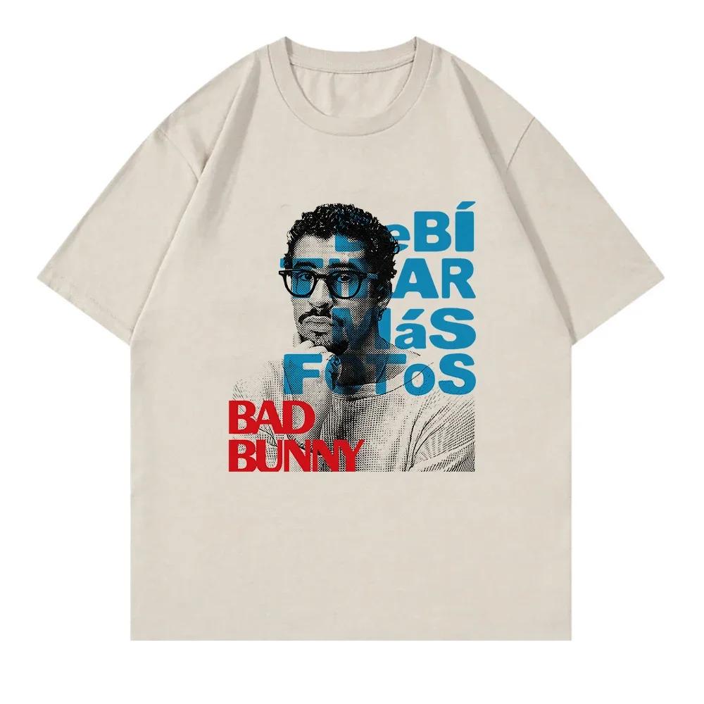 BAD BUNNY DeBÍ TiRAR MáS FOToS TShirt All Album Women Clothing Retro Harajuku High Quality Clothes Fans TShirts