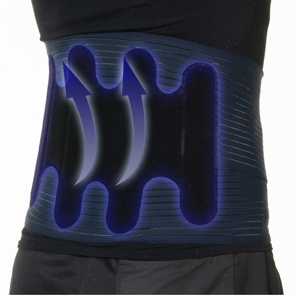 Chuanne Ronbaskin V3 21 Waist Supporter Navy Size 3 Waist For lower back pain caused by working from home or telework 90-110cm