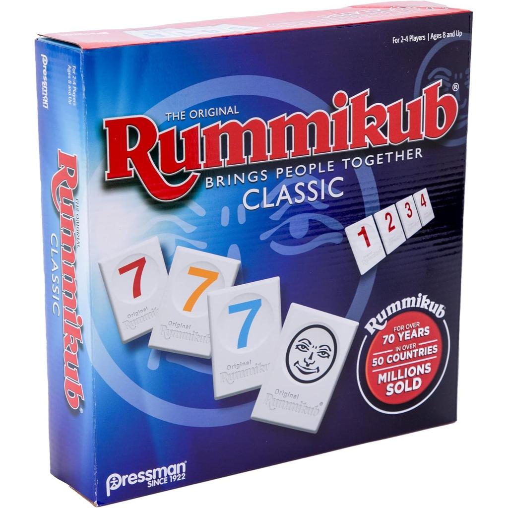 Rummikub Rummy Dlaždice Rodinná Hra Strategie a Štěstí Podporuje STEM Dovednosti pro Dospívající Dospělé Zábava