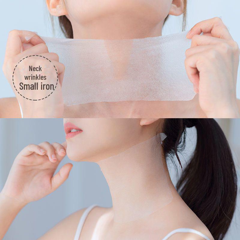 Bisutang Goat Milk Polypeptide Neck Mask: Whitens, Moisturizes, and Lifts for Fine Lines and Swan Neck Care.