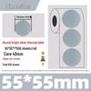 Gold Thermal Adhesive Round Sticker Paper for Lunch Box & Food Retention Labels