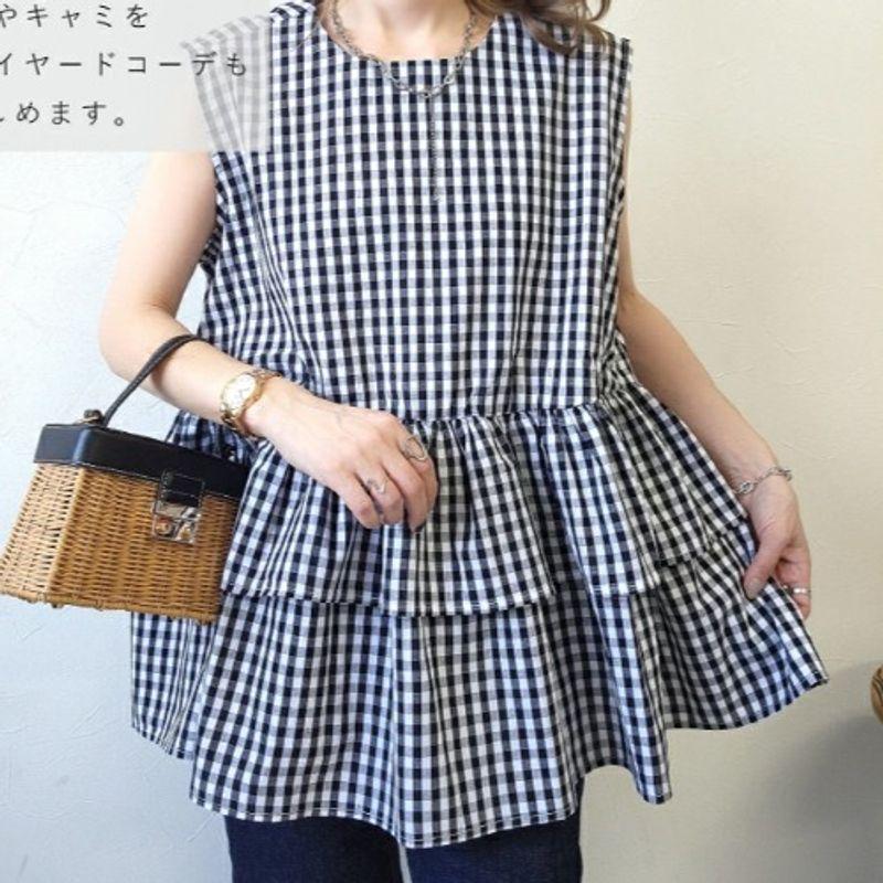 Japan Fashion Korean Style Summer New Round Neck White Girl Frill Loose Sleeveless Vest Shirts All-Match Doll Shirt