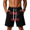 Men's Loose Fit Halloween Themed Athletic Shorts with Multiple Pockets Adjustable Drawstring Waistband Comfortable Sport Shorts