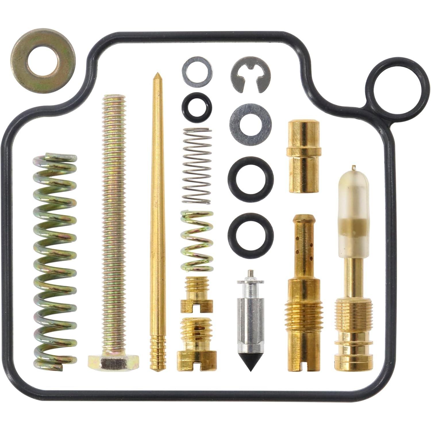 Rebuild Kit Carb Repair For Honda TRX 300 TRX300 Fourtrax 1993-2000 (1993 1994 1995 1996 1997 1998 1999 2000) Carburetor