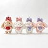 Soft Plush Bunny Keychain Stuffed Plush Rabbit Keyring Bag Charm Plush Rabbit Keychain  Women