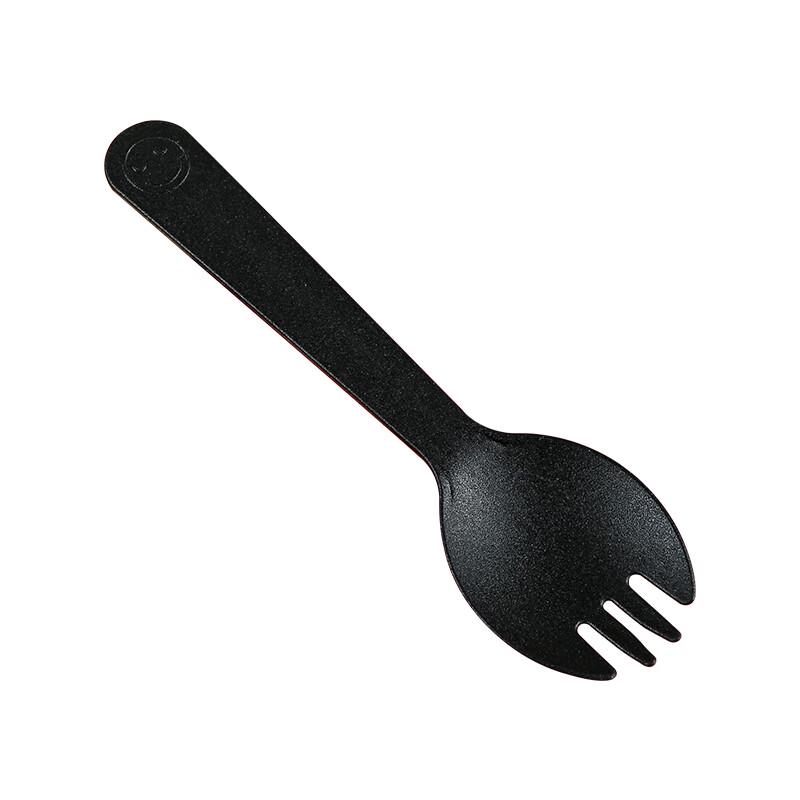 Disposable Black Plastic Forks & Spoons, 1000-count