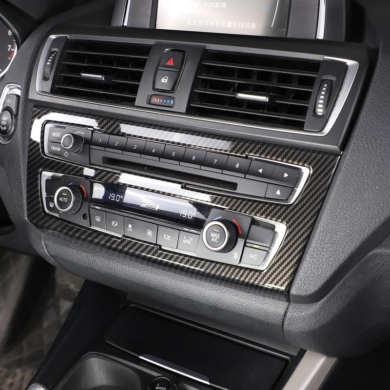 For 2012-2016 BMW 1 series ABS Car Center Console Air Conditioner Adjustment Button Panel Cover Trim Sticker Accessories