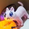 NEEDY GIRL OVERDOSE P Cat Plush Toy Stuffed Animal Soft Super Cute Kangel Angel Sauce Pink Rain Cartoon Dolls Fans Birthday Gift