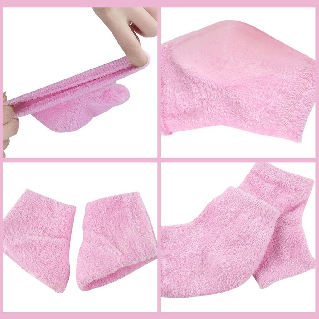 Buy Moisturizing Heel SocksGel Lined Socks Toeless Spa at affordable