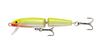 Rapala Floating Jointed Chartreuse SFC Lure Minnow, 13cm, 18g, Silver, J13-SFC