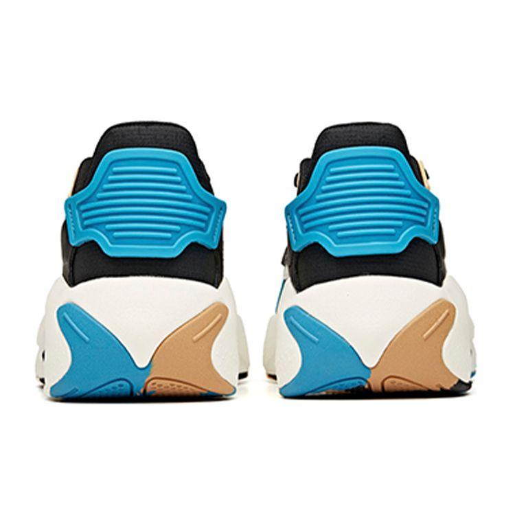 Anta Lifestyle Series Ultra Body Wear Resistant Breathable Low Top Skate Shoes Men Sneakers Black Blue 112118083-1