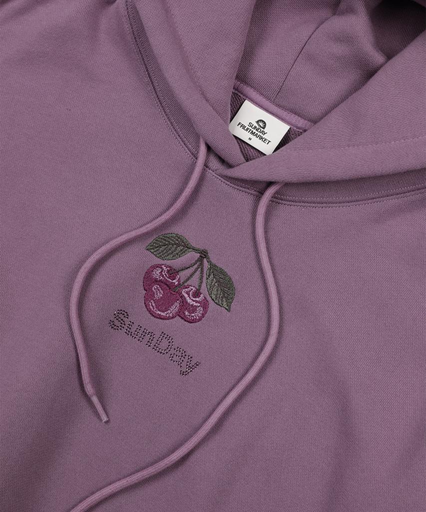 Cherry Sunday Hoodie Purple