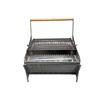 Portable 360° Rotating BBQ Grill: Easy-Clean, Outdoor Camping & Picnic Grill with Detachable Rack
