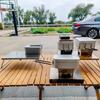 Multi-Functional Stainless Steel Folding Camping Table - Portable, Thickened, Small for Home & Outdoor Use