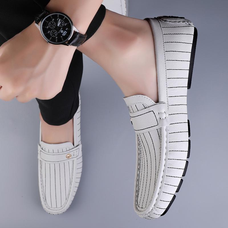 Модные персонализированные мужские весенние туфли из коровьей кожи — фото 3