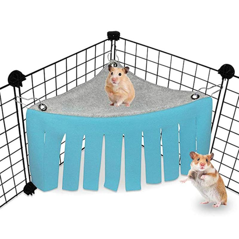 Hammock Pet Tassel Corner Hidden House Hideout Cage Accessories Hamster Tent Nest Bed For Guinea Pig Chinchilla Hedgehog