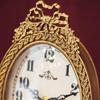 French Retro Table Clocks Light Luxury High-end Feel Table Clocks Exquisite Elegant Home Decor Orologio Da Tavolo YS40CC