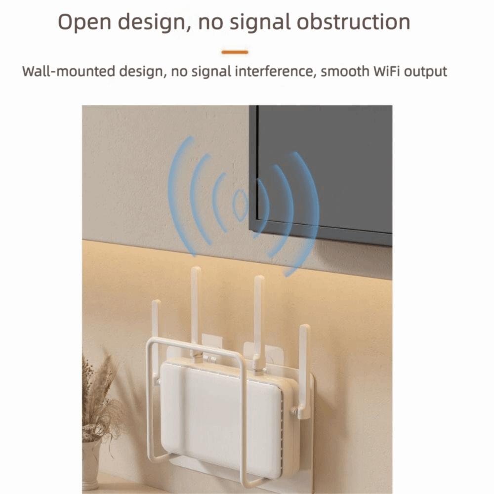 No-Drill Router Shelf Wall Mount Holder Cable Management Box Router Storage Box  Apartment