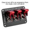 Interruttore a Levetta Combinato 12V 20A per Veicoli da Corsa, Pannello Interruttori e Relè di Accensione Motore per Auto Camper