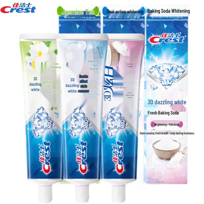 

Crest 3D White Multi-Benefit Whitening Toothpaste Triple Pack