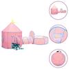 Play Tent with 250 Balls Pink 301 x 120 x 128 cm