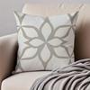 Retro Geometric mosaic tiles Cushion Cover Pillowcase Antidustmite Invisible Zipper Short Plush Sofa Cushion