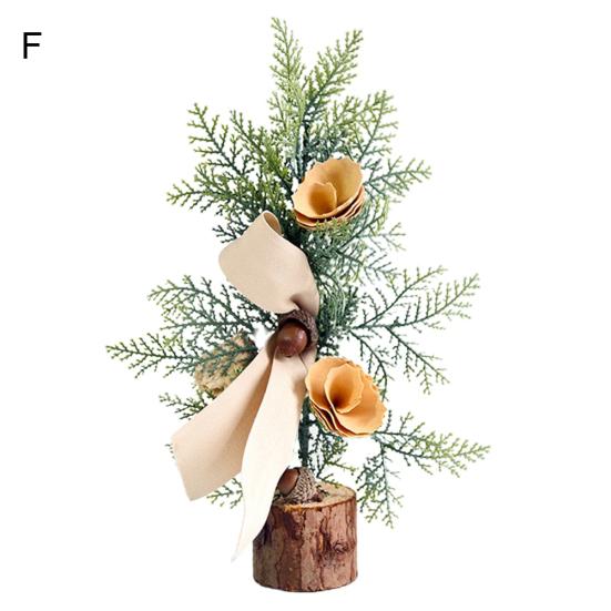 Urlaub Fake Tree Branch Berry Flower Christmas Showcase Ornament Desktop Decor