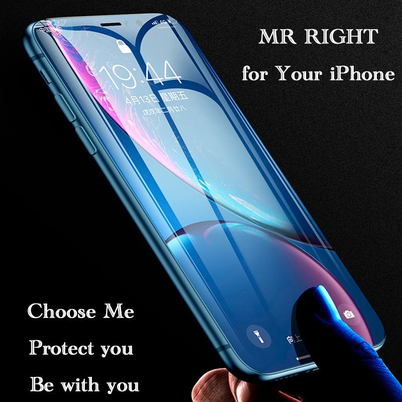 2Pcs Anti Blue Ray Tempered Glass for iPhone 16E 16 15 14 13 12 Mini 11 Pro X XR XS Max 6S 7 8 Plus Full Cover Screen Protector