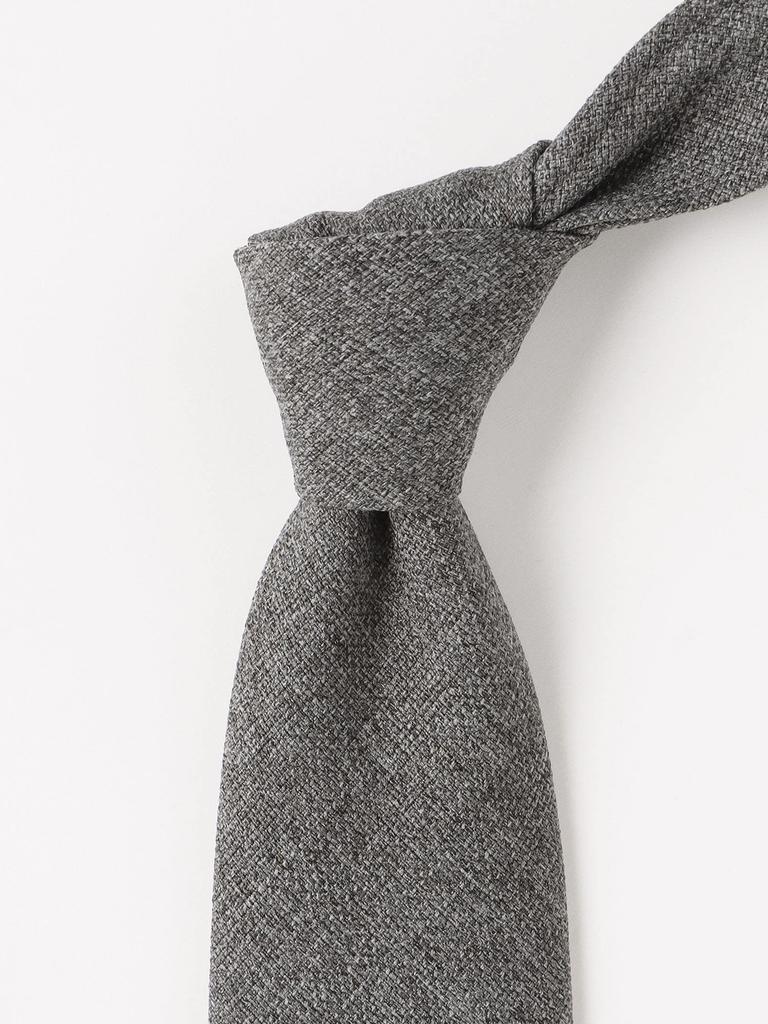 [BEAMS HART] Washable Oxford Necktie for Men, Grey, Free Size, 414400199941588