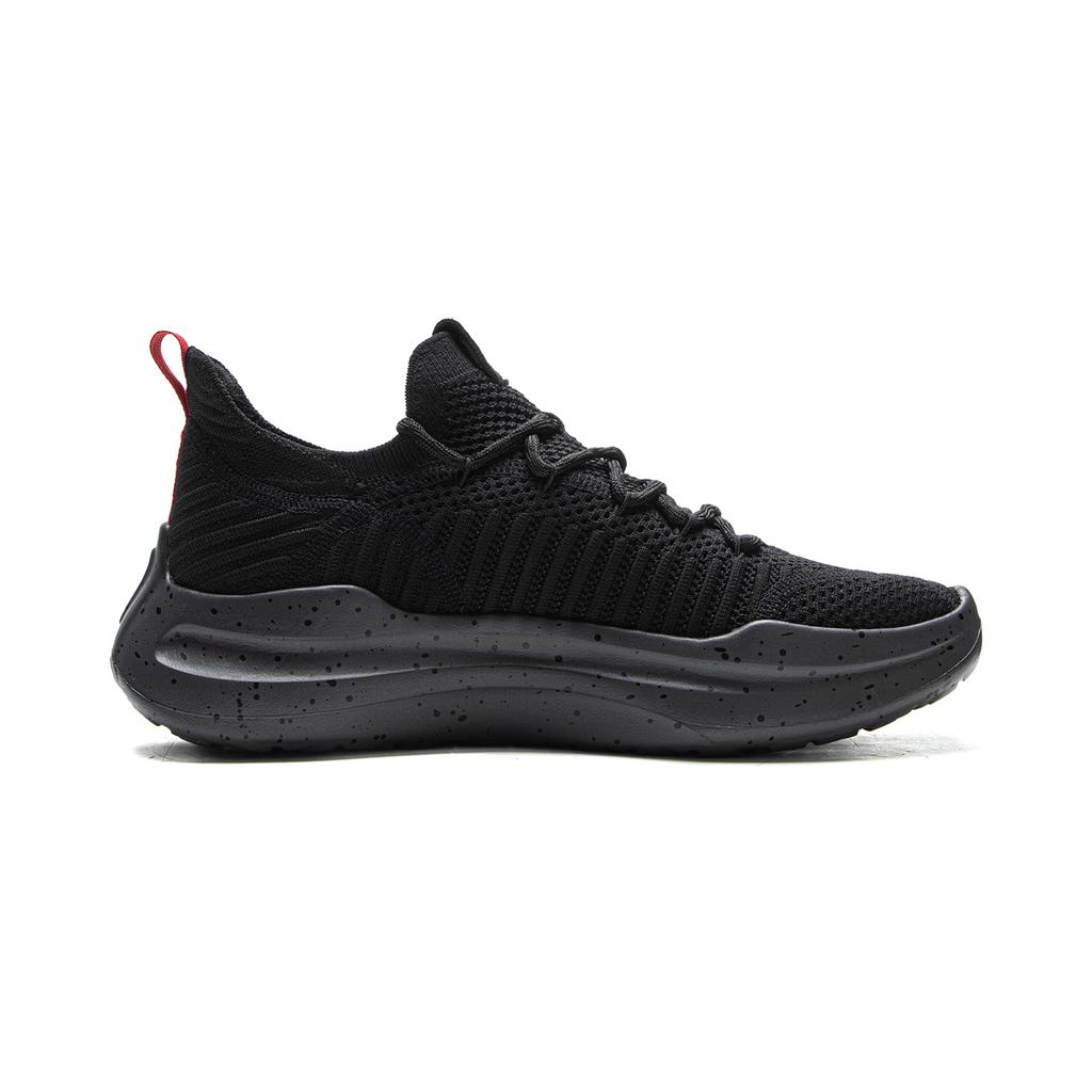 Li Ning Cloud Wave Knit Cushioning Slip Resistant Abrasion Resistant Lightweight Rebound Low top Casual Shoes Men's AGLV129-2