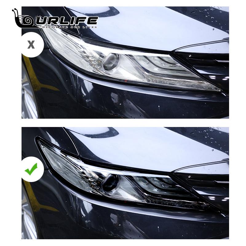 TPU Car Goods Film negru pentru faruri Autocolant de protecție anti-zgârieturi pentru Toyota camry 2018 5th XV70