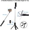 K07 Wireless Bluetooth Selfie Stick skládací mini stativ Rozšiřitelný monopod s dálkovým ovládáním pro iPhone IOS Android