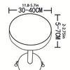 Classic Style Stool Cover - Stretchable, Polyester & Spandex Blend, Elastic Band, Machine Washable, 140-160gsm, 1pc